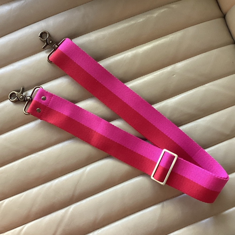 Parker Thatch Pink/Red Adjustable Bag Strap
